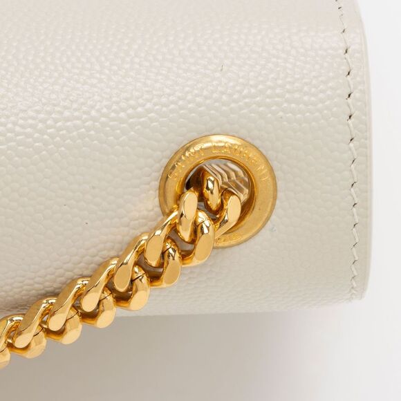 Saint Laurent Grain de Poudre Monogram Kate Small Shoulder Bag - Picture 11 of 12